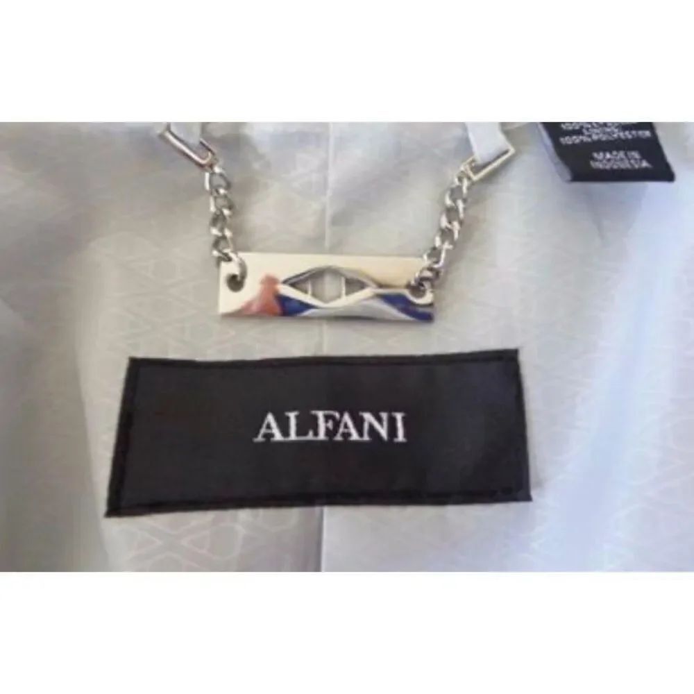 NWT Gorgeous $171.00 Retail ALFANI Grey XL Men Capsule Twill Sport Coat Jacket - Picture 4 of 16